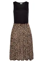 BUFFALO Šaty  svetlohnedá / čierna