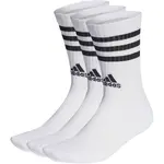 ADIDAS PERFORMANCE Športové ponožky '3-Stripes Cushioned Crew 3 Pairs'  čierna / biela