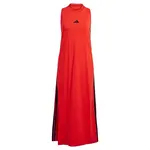 ADIDAS SPORTSWEAR Športové šaty 'Essentials'  jasne červená / čierna