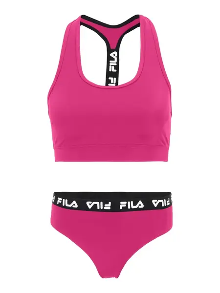FILA Bikiny 'SORANO'  fuksia / čierna / biela