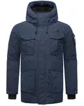 STONE HARBOUR Zimná bunda 'Edriik XX'  námornícka modrá