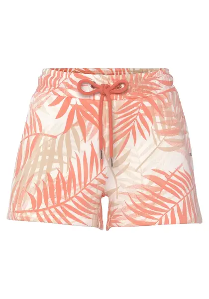 LASCANA Pyžamové nohavice  béžová / koralová / biela