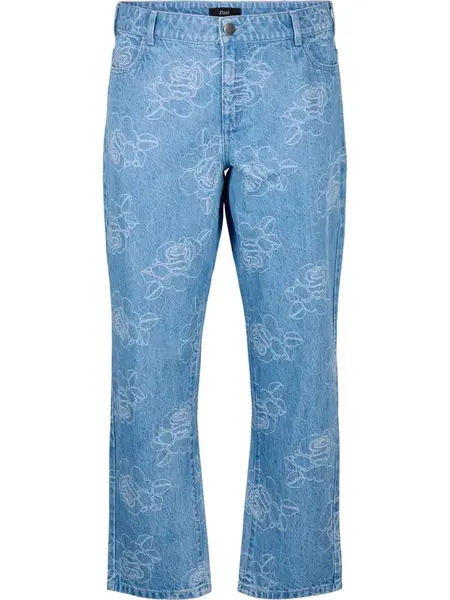 Zizzi Džínsy  svetlomodrá / biela