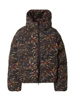 DIESEL Zimná bunda 'W-SPIDER'  koňaková / svetlohnedá / čierna