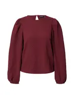 PIECES Blúzka 'PCJAMAL'  vínovo červená