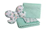Medi Partners Set of a quilt with a pillow for a stroller