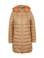 Orsay Světle hnědý dámský zimní prošívaný kabát - Dámské