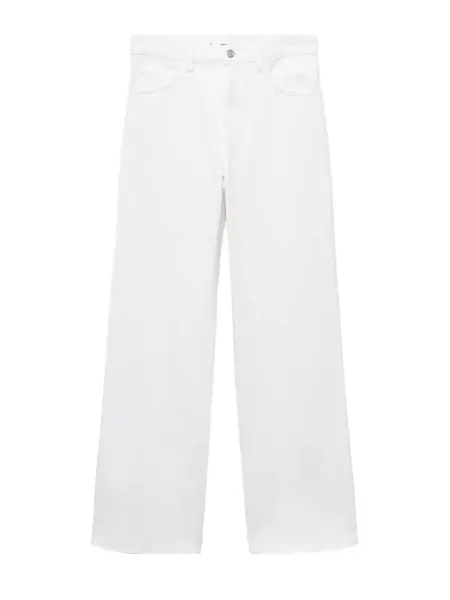 MANGO Džínsy 'DANILA'  biely denim