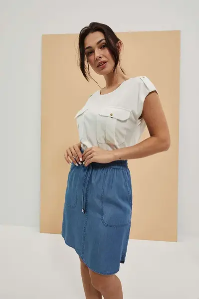 Dámská sukně L-SC-4005 modrá