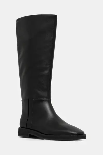 Kožené kozačky Calvin Klein FORMAL UTK BOOT LTH
