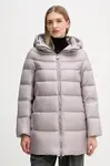 Péřová bunda Hetrego HANNA fialová barva, zimní, oversize, 8P602