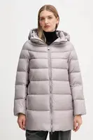 Péřová bunda Hetrego HANNA fialová barva, zimní, oversize, 8P602