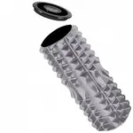 4FIZJO EVA valec rehabilitačný s výstupkami sivý 33x14cm