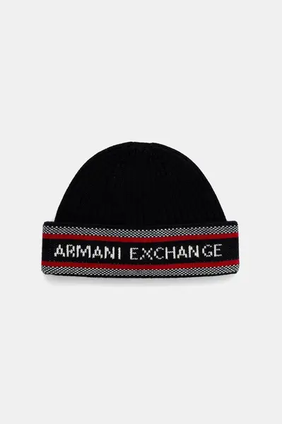 Čiapka s prímesou vlny Armani Exchange