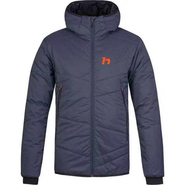 Hannah GABBER HOODY Pánska zateplená bunda, tmavo modrá, veľkosť