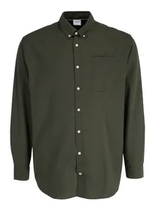 Jack & Jones Plus Košeľa 'Oxford'  jedľová