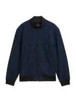 TOM TAILOR DENIM Prechodná bunda  tmavomodrá / čierna