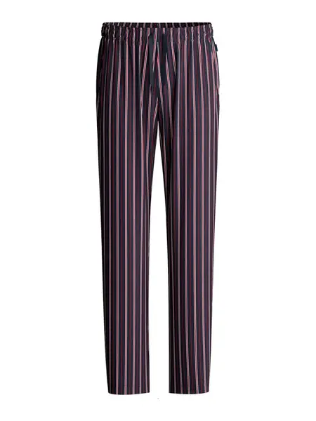 CALIDA Pyžamové nohavice  červená / čierna / biela