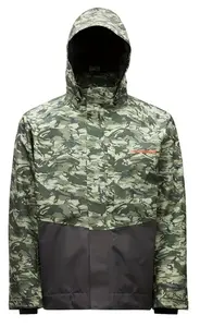 Grundéns bunda downrigger gore-tex jacket refraction camo green/anchor - m