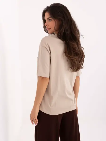 T-shirt-D12083AI02799A-beige