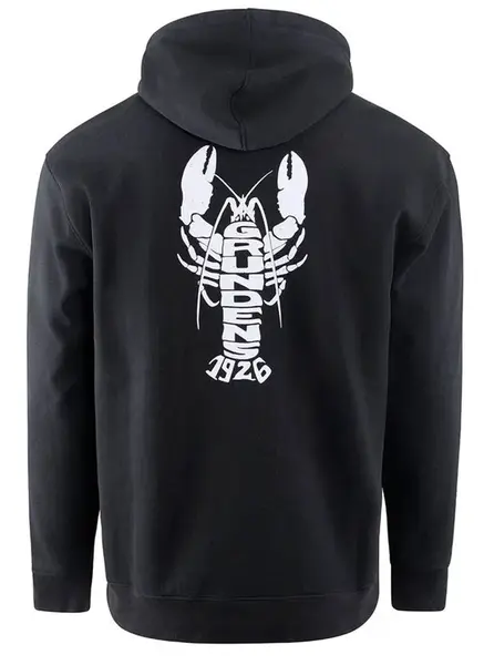 Grundéns mikina eat your words dwr hd hoodie black lobster graphic - xxl
