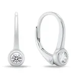 Brilio Silver Elegantní stříbrné náušnice se zirkony EA17W