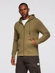 Ombre BASIC men's cotton stretch sweatshirt - olive
