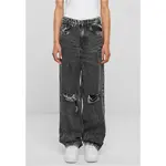 Dámské džíny Distressed 90's Wide - černé
