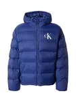 Calvin Klein Jeans Zimná bunda  tmavomodrá / biela
