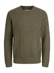Jack & Jones Premium Sveter 'JPRBLUsean'  olivová