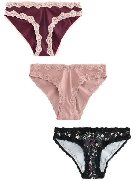 Next Nohavičky  staroružová / burgundská / čierna / biela