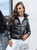 Dámská péřová bunda LOLAROSE Barva černá DSTREET