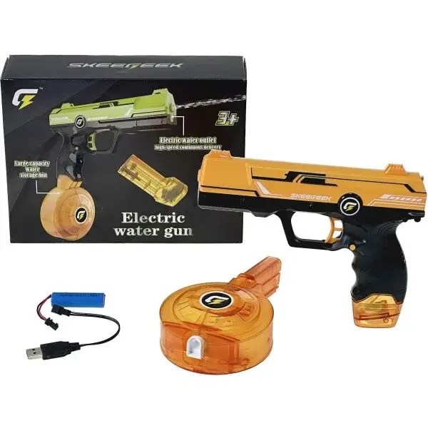 VIZOPOL ELECTRIC WATER GUN Elektrická vodná pištoľ, oranžová, veľkosť