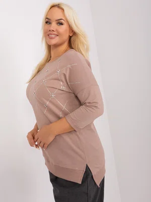 Blouse-RV-BZ-9120.29-dark beige