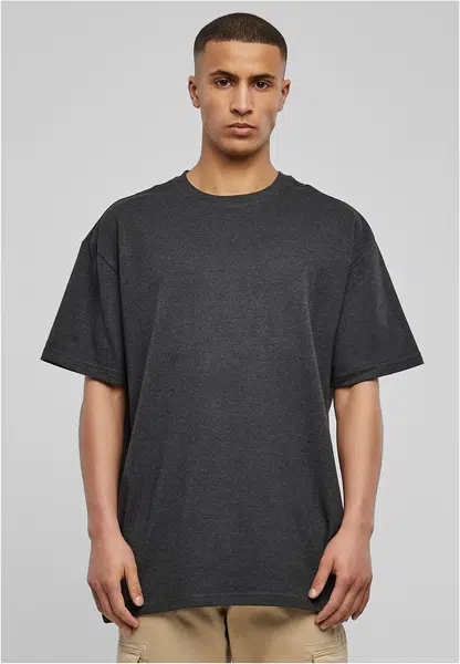Heavy Oversized Tee dřevěné uhlí
