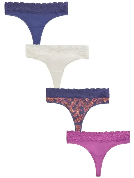 Next Tangá  námornícka modrá / neónovo fialová / burgundská / biela