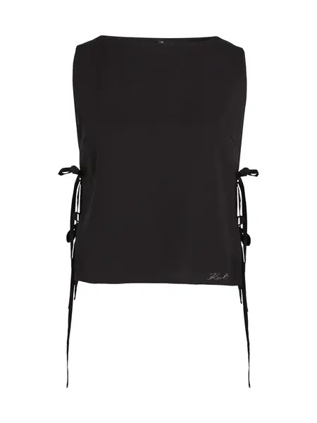 Karl Lagerfeld Top  čierna / biela