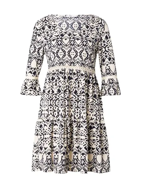 Hailys Šaty 'Pi44a'  svetlobéžová / tmavomodrá