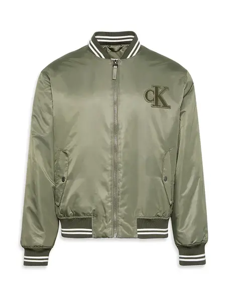 Calvin Klein Jeans Prechodná bunda 'TIPPED HERO'  olivová