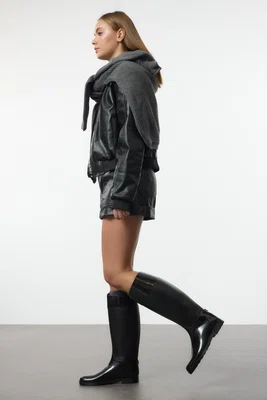 Trendyol Black Water Repellent Women's Rain Boots