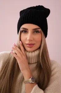 marka niezdefiniowana Fleecová čepice Anna K238 černá