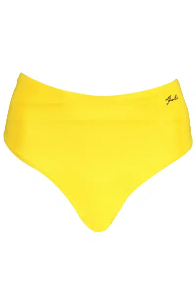 KARL LAGERFELD BEACHWEAR WOMEN'S BOTTOM SWIMSUIT YELLOW