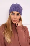 Kesi Čapica s fleece Karolina K243 fialový