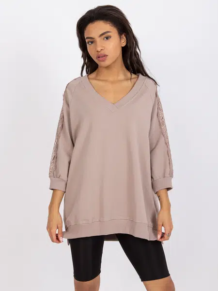 Blouse-RV-BZ-7557.01-dark beige