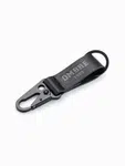 Ombre Men's key ring with snap hook - black
