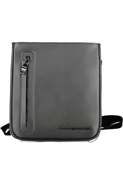 TOMMY HILFIGER MEN'S BLACK SHOULDER BAG