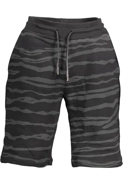 CAVALLI CLASS MEN'S BERMUDA PANTS BLACK