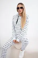 Set with white print