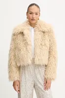 Kabát BOSS Orange C_Cefura béžová barva, 50547960