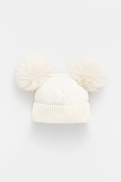 Dětská vlněná čepice Jamiks MISURI IIA béžová barva, JZI086